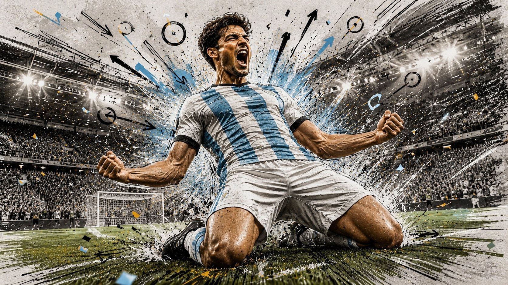 Argentina supporters celebrating